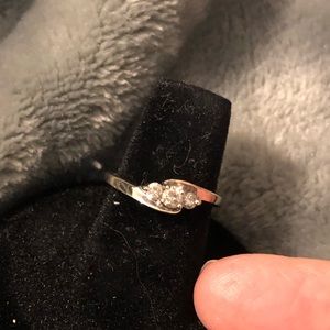 Past,Present,Future diamond ring